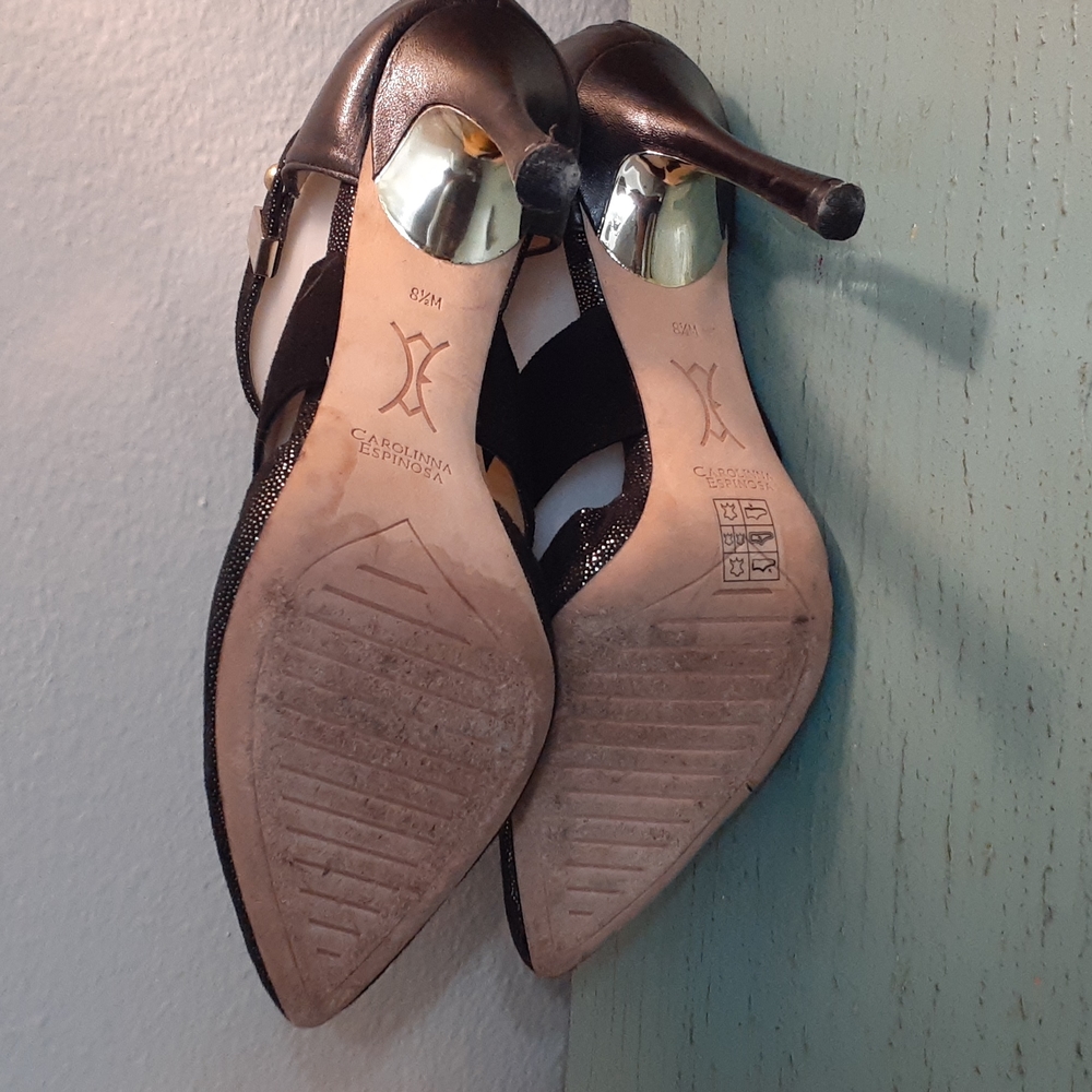 CAROLINNA ESPINOSA HEELS SZ 8.5 M - Picture 5 of 6